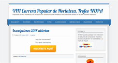 Desktop Screenshot of carrerapopularhortaleza.es